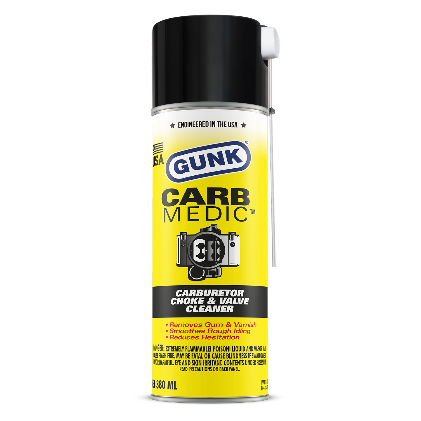 Liquid Carb Medic Carburetor Cleaner GUNK carb cleaner carburetor